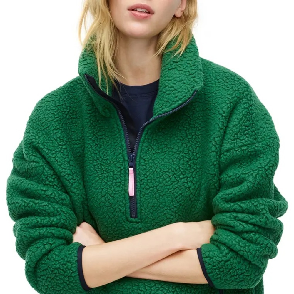 J. Crew Polartec® Fleece Half-Zip Pullover Jacket